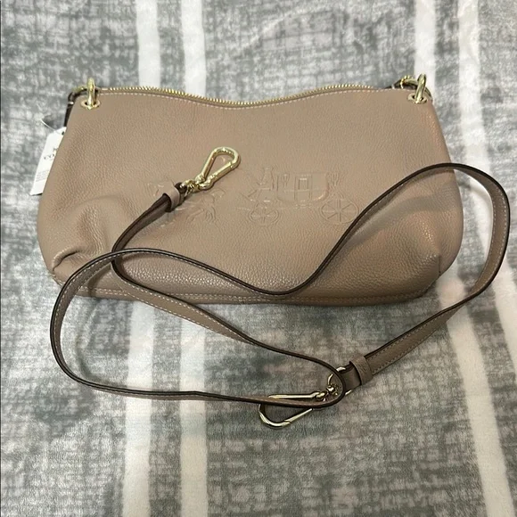 Coach Tan Leather Crescent Shoulder Bag - Picture 6 of 6